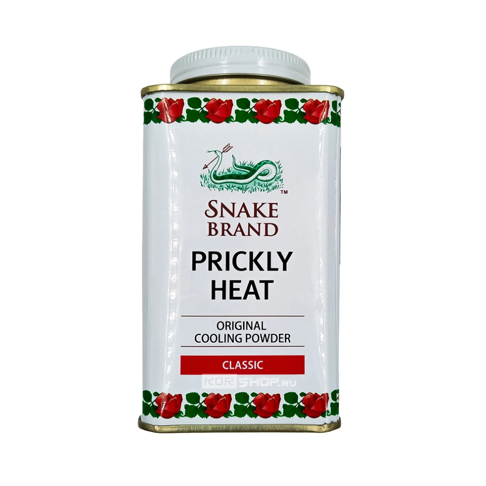 Охлаждающая пудра-тальк Prickly Heat Cooling Powder Classic Snake Brand, Таиланд, 140 г