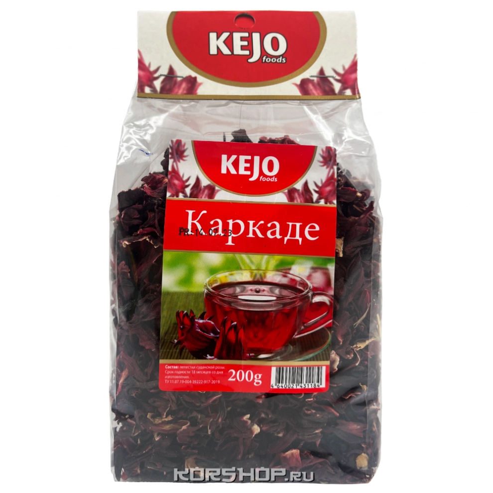 Чай красный Каркаде Kejo, 200 г Чай красный Каркаде Kejo, 200 г