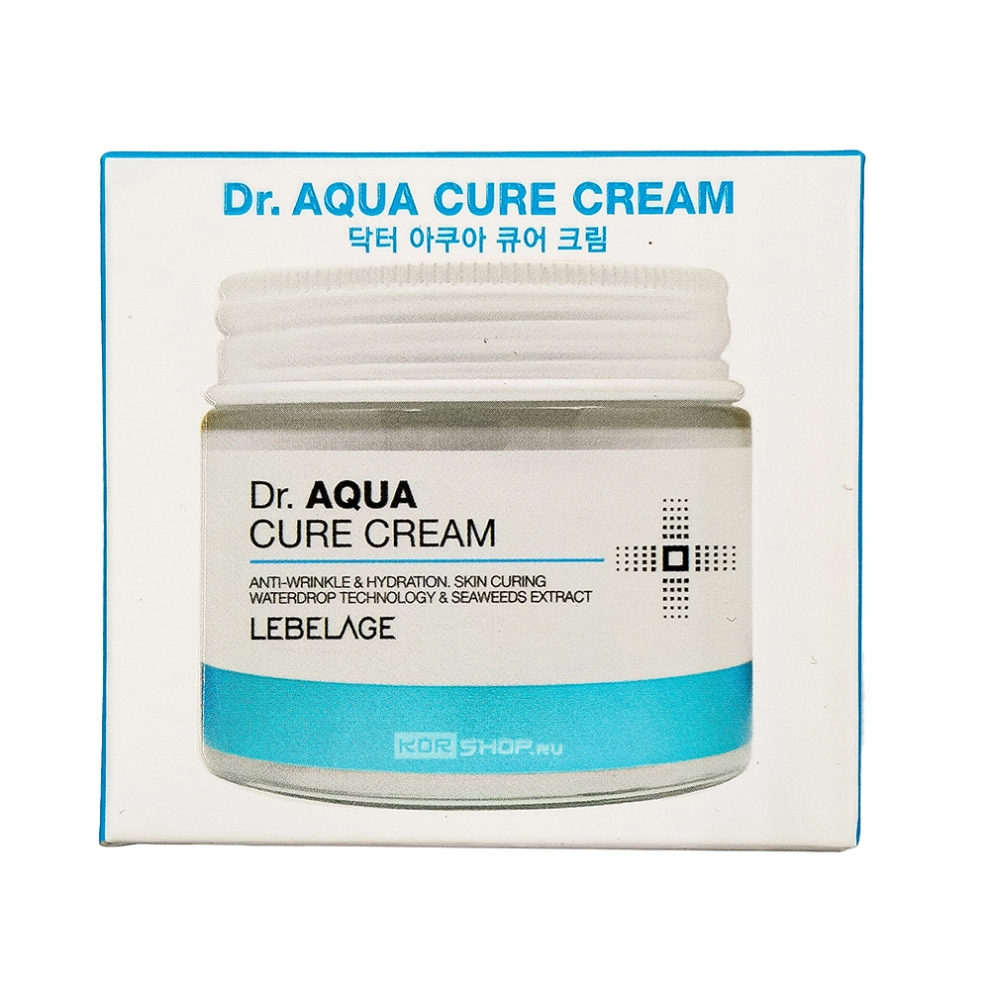 Антивозрастной увлажняющий аква-крем для лица Dr. Aqua Cure Cream Lebelage, Корея, 70 мл