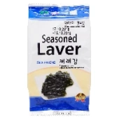 Блок (9 уп. по 5 г) Морская капуста сушеная обжаренная в пластинах "Морской друг" оригинальный вкус, Корея, 5 г*9шт.
