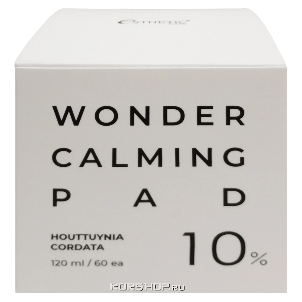 Косметические подушечки пропитанные тоником Houttuynia Cordata 10% Wonder Calming Pad Esthetic House (60 шт.), Корея, 120 мл Косметические подушечки пропитанные тоником Houttuynia Cordata 10% Wonder Calming Pad Esthetic House (60 шт.), Корея, 120 мл