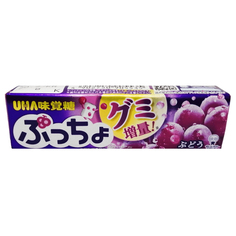 Жевательные конфеты Виноград «Путте» Mikakuto, Япония, 50 г