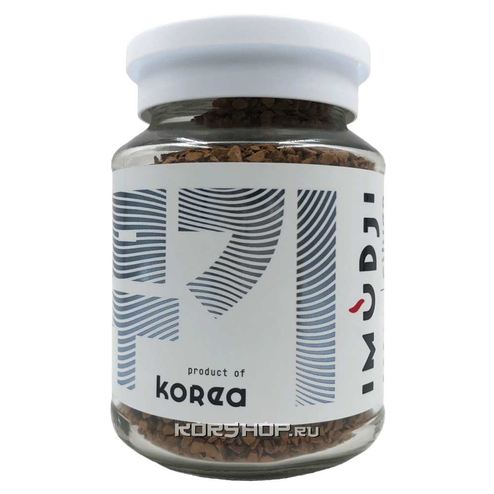 Натуральный растворимый сублимированный кофе Imudji Silver, Корея, 90 г Натуральный растворимый сублимированный кофе Imudji Silver, Корея, 90 г
