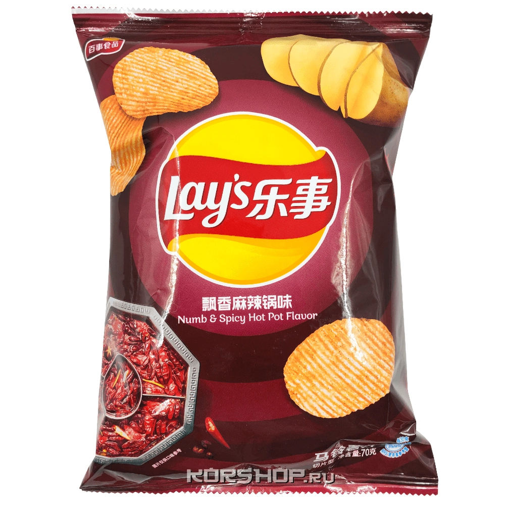 Чипсы со вкусом приправы из перцев Lay's, Китай, 70 г Чипсы со вкусом приправы из перцев Lay's, Китай, 70 г