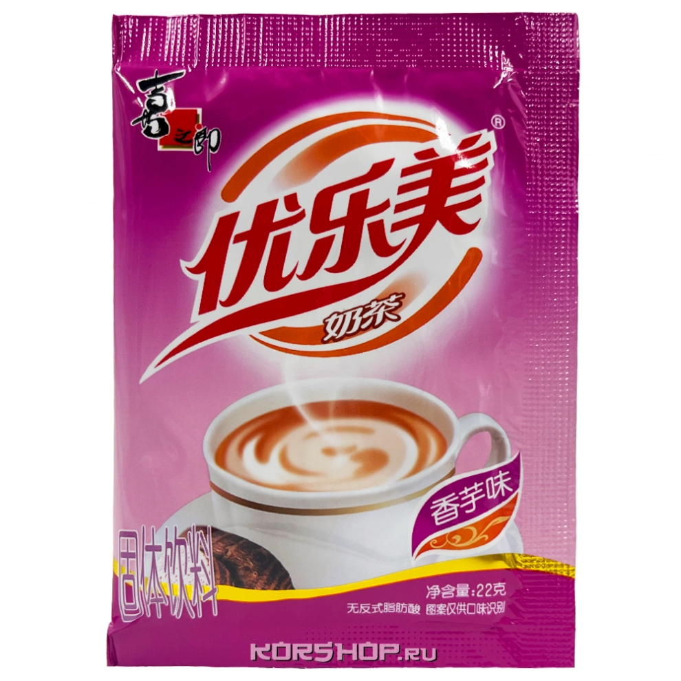 Сухой напиток со вкусом таро Youlemei Xizhilang, Китай, 22 г Сухой напиток со вкусом таро Youlemei Xizhilang, Китай, 22 г
