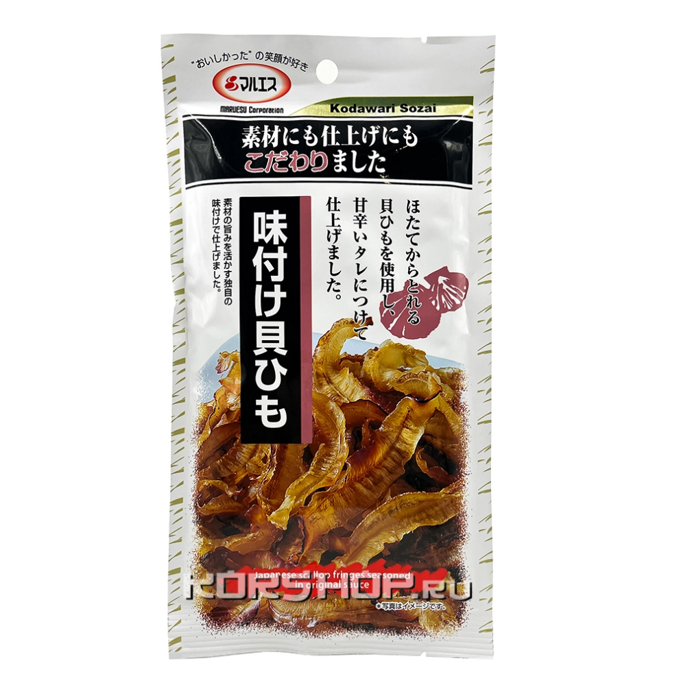 Мантия морского гребешка приправленная Maruesu Kodawari, Япония, 20 г Мантия морского гребешка приправленная Maruesu Kodawari, Япония, 20 г