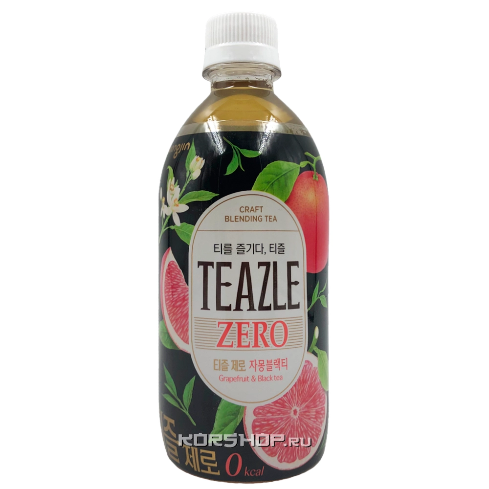 Напиток Черный чай с Грепфрутом Teazle Woongjin, Корея, 500 мл