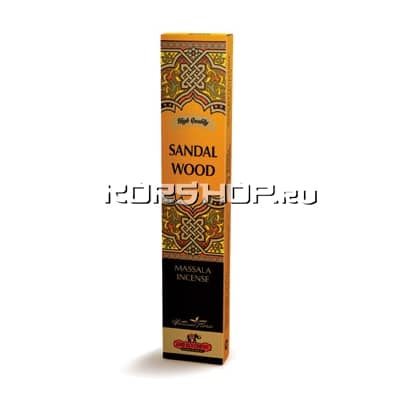Ароматические палочки благовония Sandal Wood с запахом сандала, Индия...