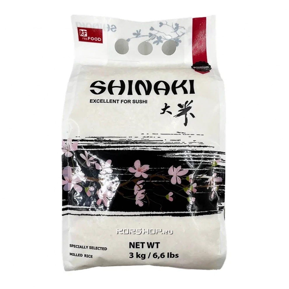 Рис Shinaki, Россия, 3 кг Рис Shinaki, Россия, 3 кг