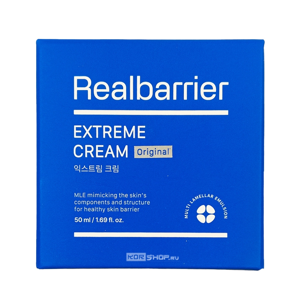 Ламеллярный защитный крем для лица Extreme Cream Real Barrier, Корея, 50 мл