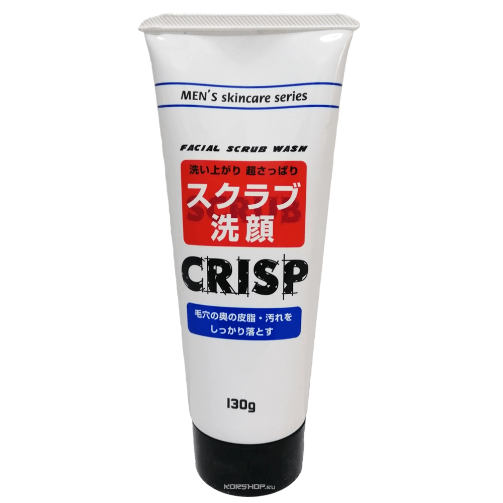 Пенка скраб для мужчин Crisp, Япония, 130 г