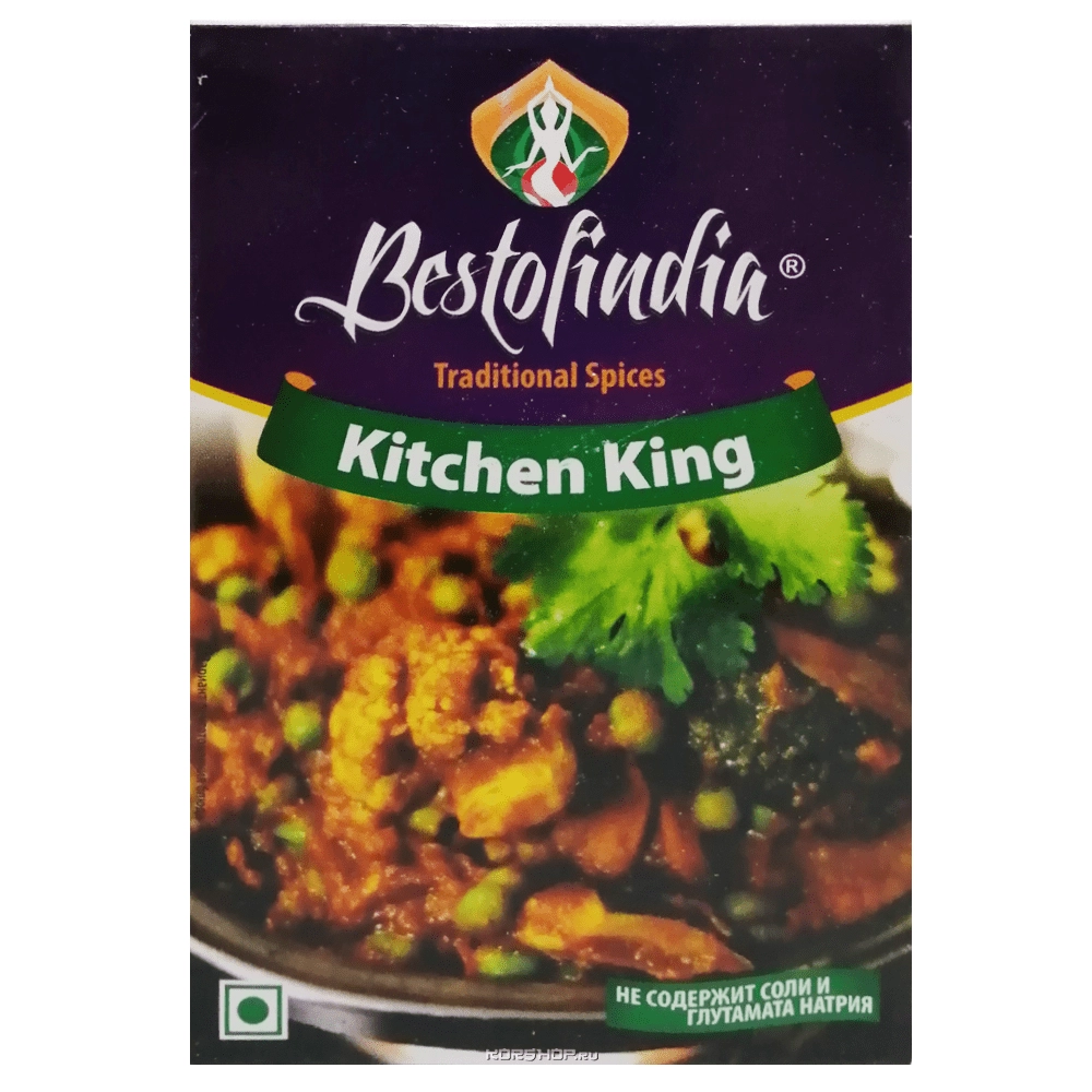 Универсальная смесь специй Kitchen King Bestofindia, Индия, 100 г Универсальная смесь специй Kitchen King Bestofindia, Индия, 100 г