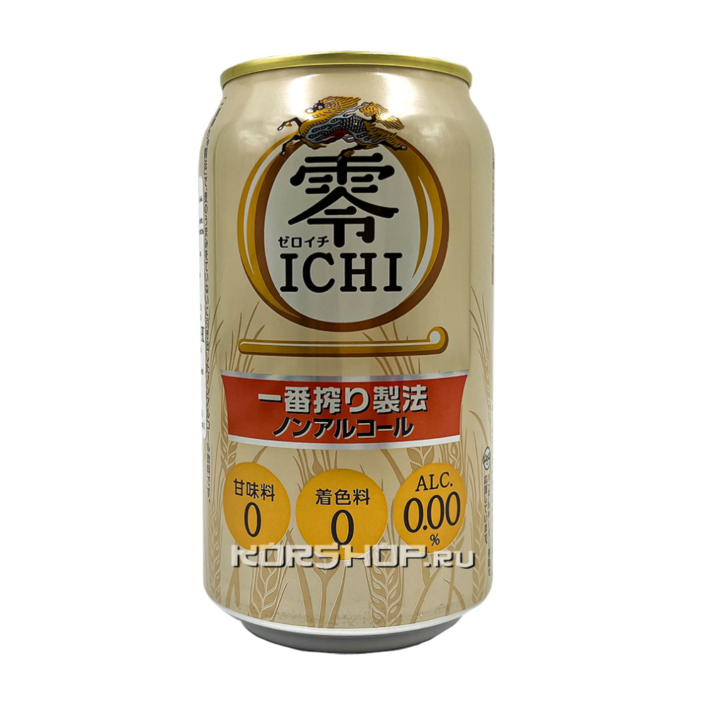 Пиво безалкогольное Ichi Zero Kirin, Япония, 350 мл