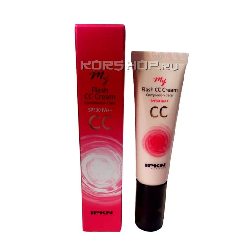 Тональный CC крем MY FLASH SPF30 PA++, IPKN Корея 30 мл.....