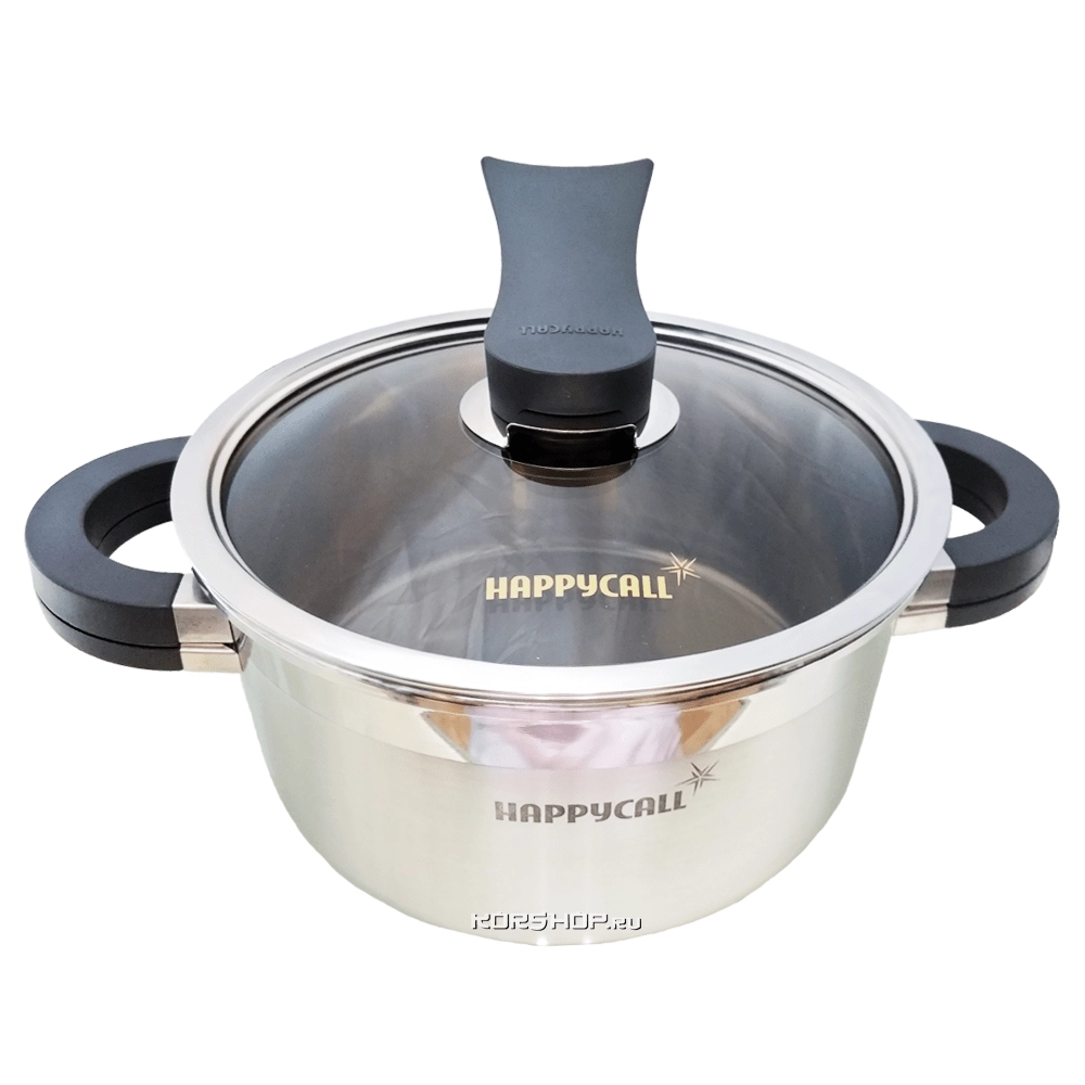 Кастрюля 3-PLY Stainless Steel HappyCall 3003-0044 20 см/3 л, Корея Кастрюля 3-PLY Stainless Steel HappyCall 3003-0044 20 см/3 л, Корея
