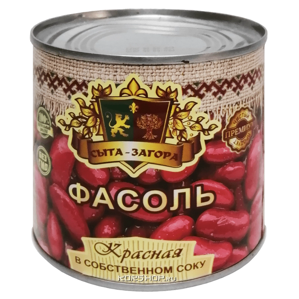 Консервированная красная фасоль в собственном соку &quot;Сыта-Загора&quot;, 425 мл