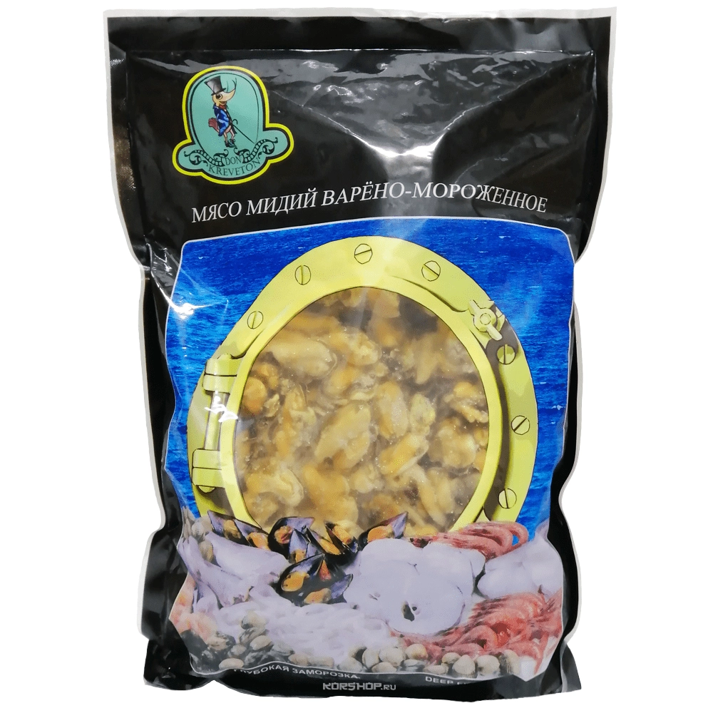 Мороженое вареное мясо мидий, Китай, 1 кг Мороженое вареное мясо мидий, Китай, 1 кг