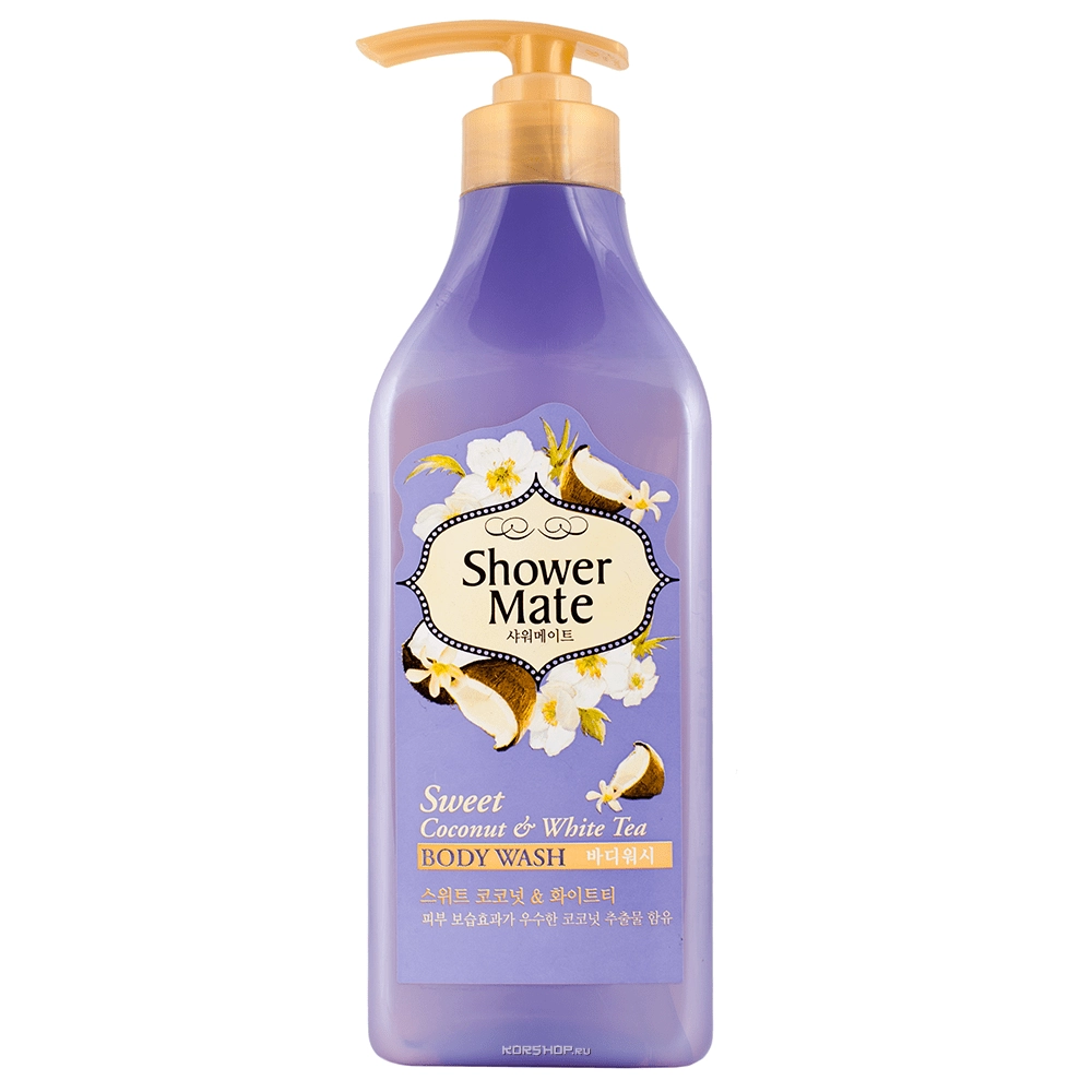 Гель для душа Шауэр Мэйт Кокос и белый чай Kerasys, Корея, 550г Гель для душа Шауэр Мэйт Кокос и белый чай Kerasys, Корея, 550г