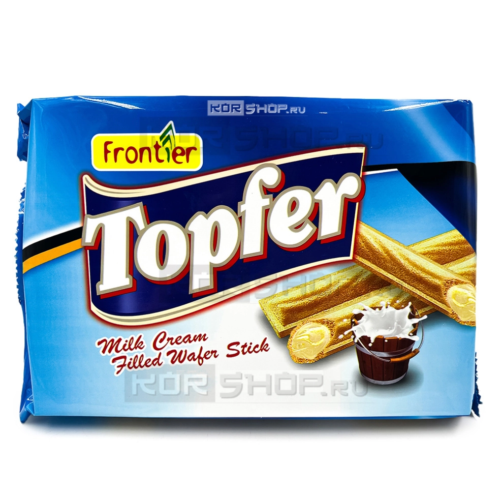 Вафельные трубочки с сливочной начинкой Topfer Frontier, Малайзия, 120 г Вафельные трубочки с сливочной начинкой Topfer Frontier, Малайзия, 120 г