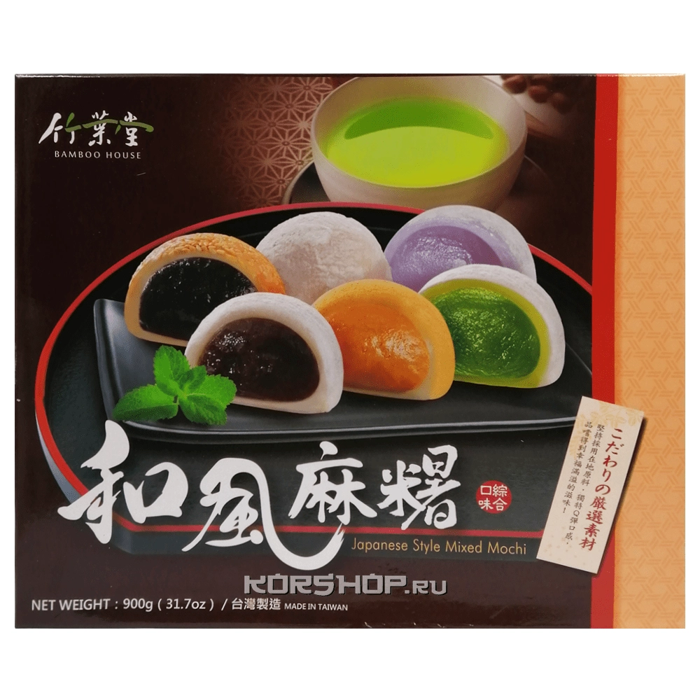 Моти в японском стиле (микс) Bamboo House, Тайвань, 900 г Моти в японском стиле (микс) Bamboo House, Тайвань, 900 г