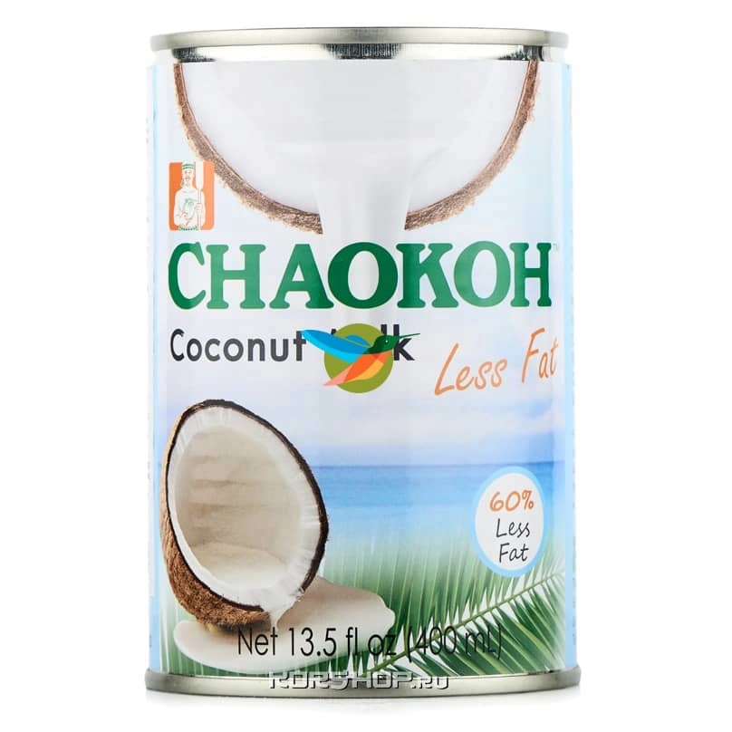 Обезжиренное кокосовое молоко Chaokoh, 400 мл Обезжиренное кокосовое молоко Chaokoh, 400 мл