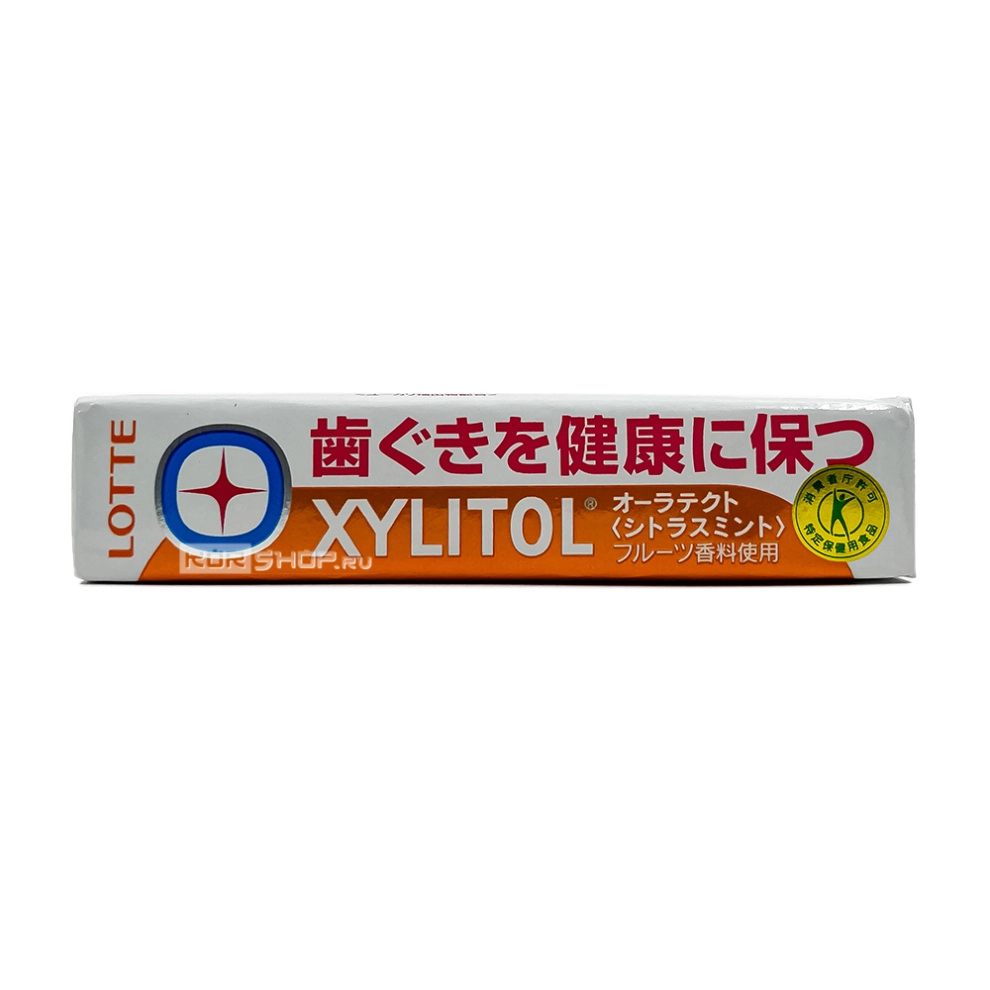 Жевательная резинка Цитрусовая Мята Xylitol Oratect Lotte, Япония, 21 г