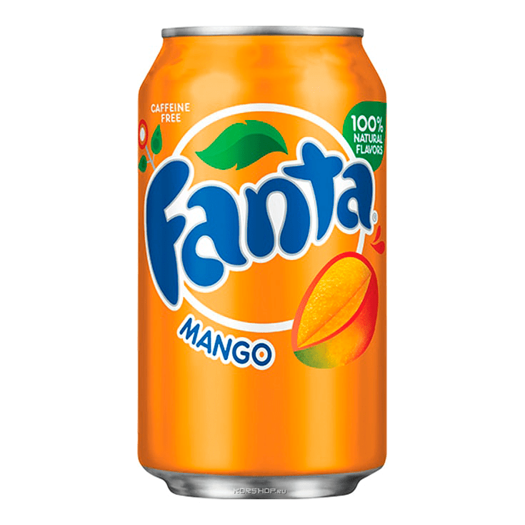 Газированный напиток со вкусом манго Fanta, 355 мл