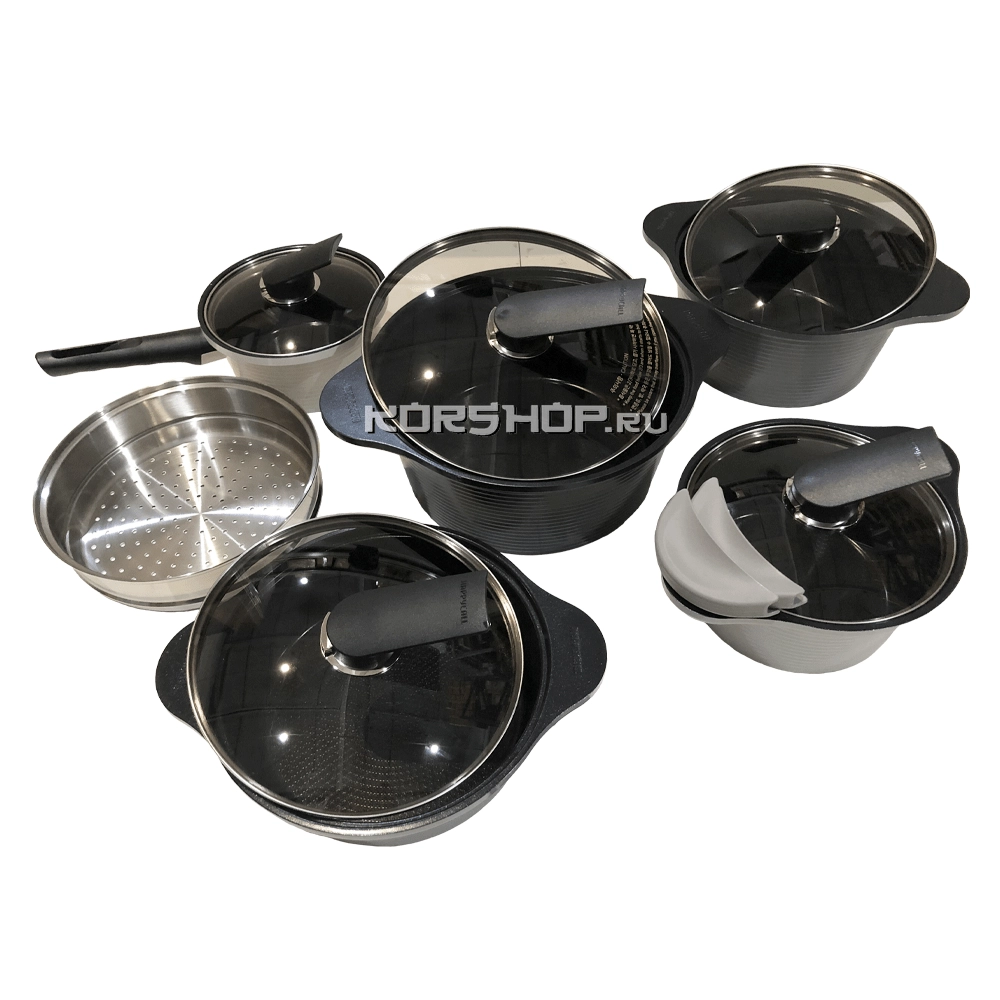Набор кастрюль Arbor 6P HappyCall, HC-3900-2247 Корея