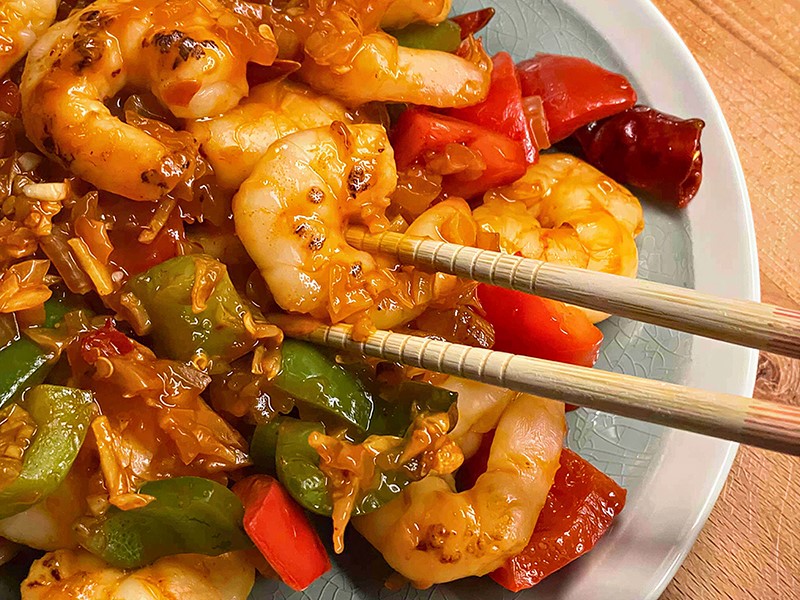 Лучшие рецепты острые креветки по-хунаньски (сянла хуньань ся)