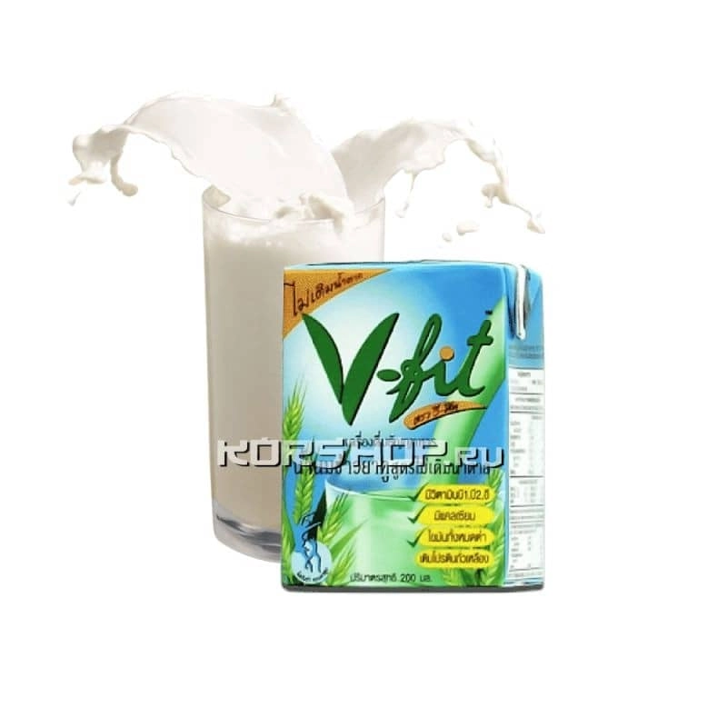 Рисовое молоко (из молодого риса) без сахара V-fit 200 мл...