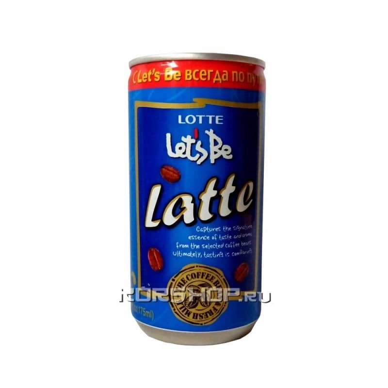 Кофейный напиток Летс Би Латте (Let’s Be Latte), Лотте 240 мл Кофейный напиток Летс Би Латте (Let’s Be Latte), Лотте 240 мл