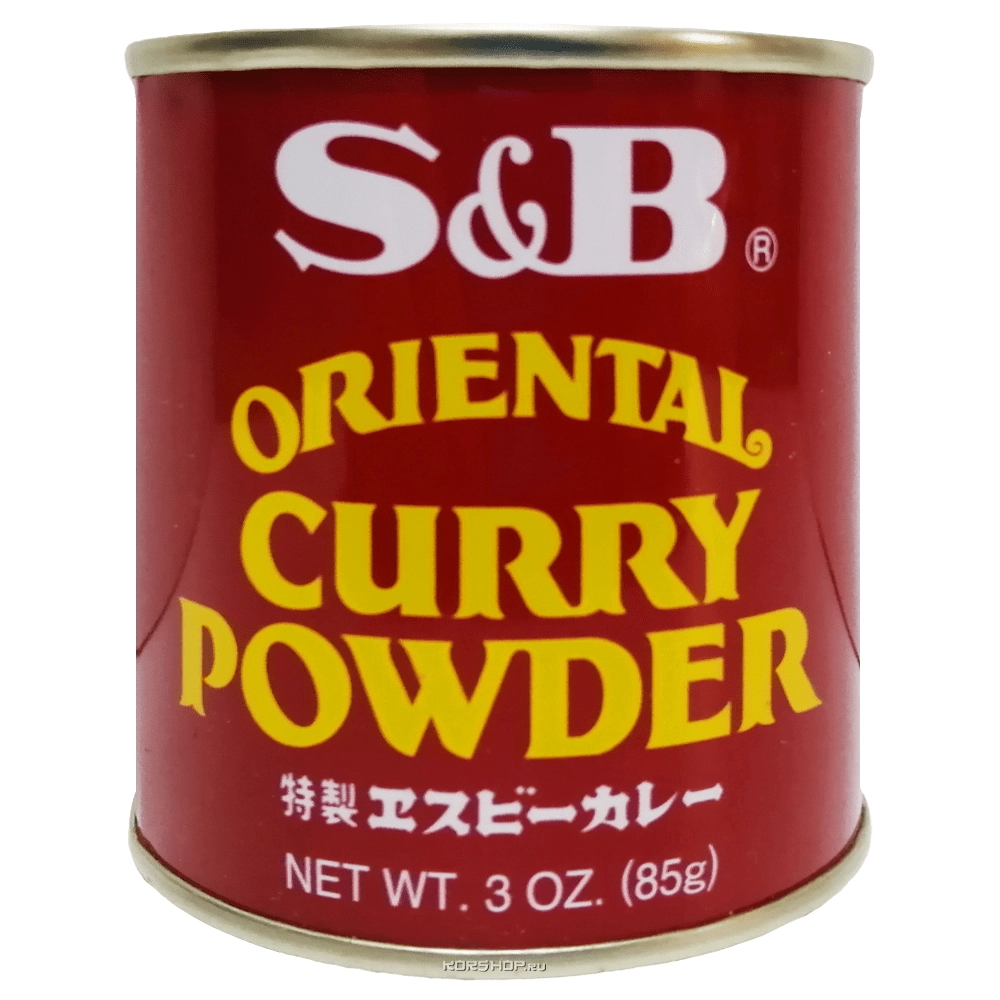 Порошок Карри S and B S&amp;B, Япония, 85 г (ж/б)