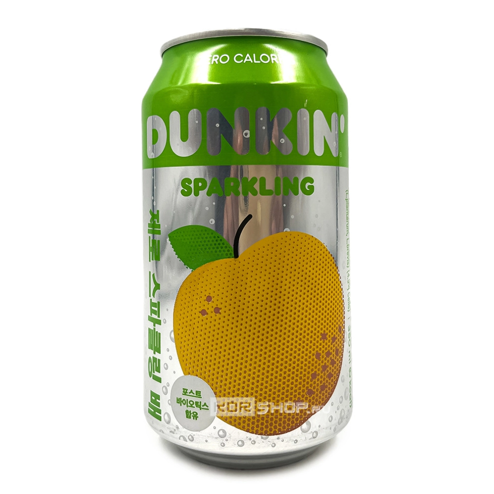 Напиток газированный б/а без сахара со вкусом груши Dunkin Donuts, Корея, 350 мл Напиток газированный б/а без сахара со вкусом груши Dunkin Donuts, Корея, 350 мл