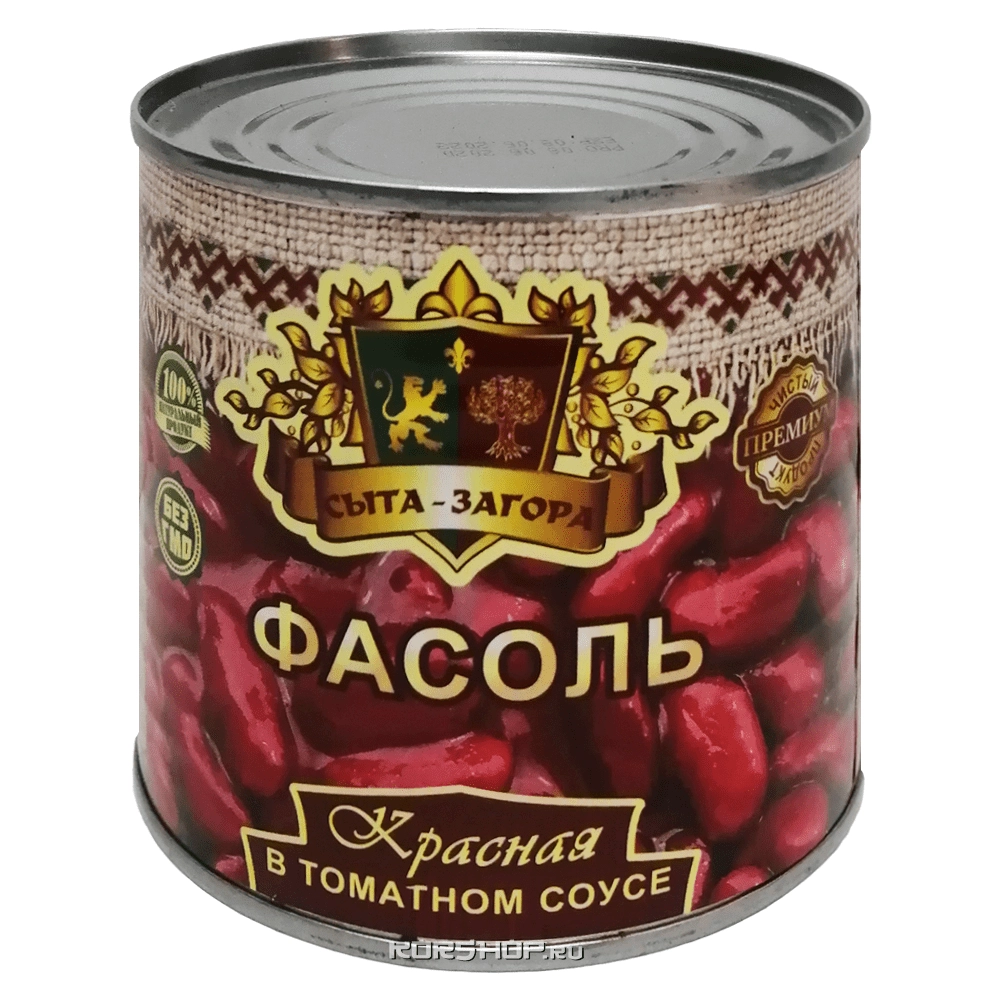 Консервированная красная фасоль в томатном соусе &quot;Сыта-Загора&quot;, 425 мл