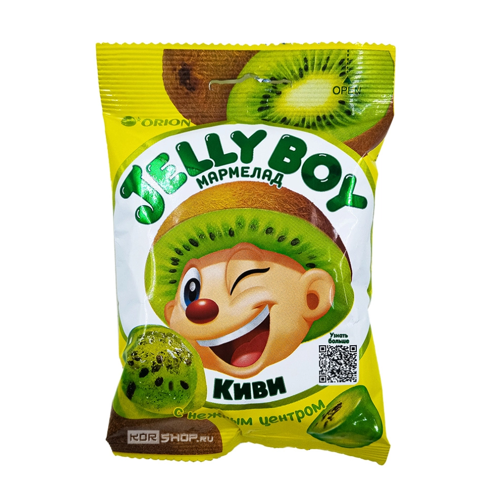 Жевательный мармелад со вкусом киви Джелли Бой Jelly Boy Orion, 66 г