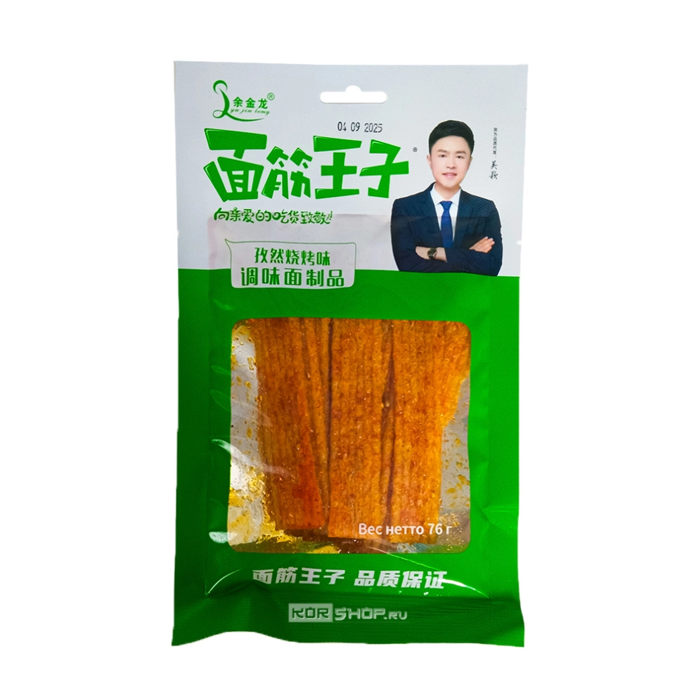 Острые снеки Латяо со вкусом барбекю Yujinlong, Китай, 76 г