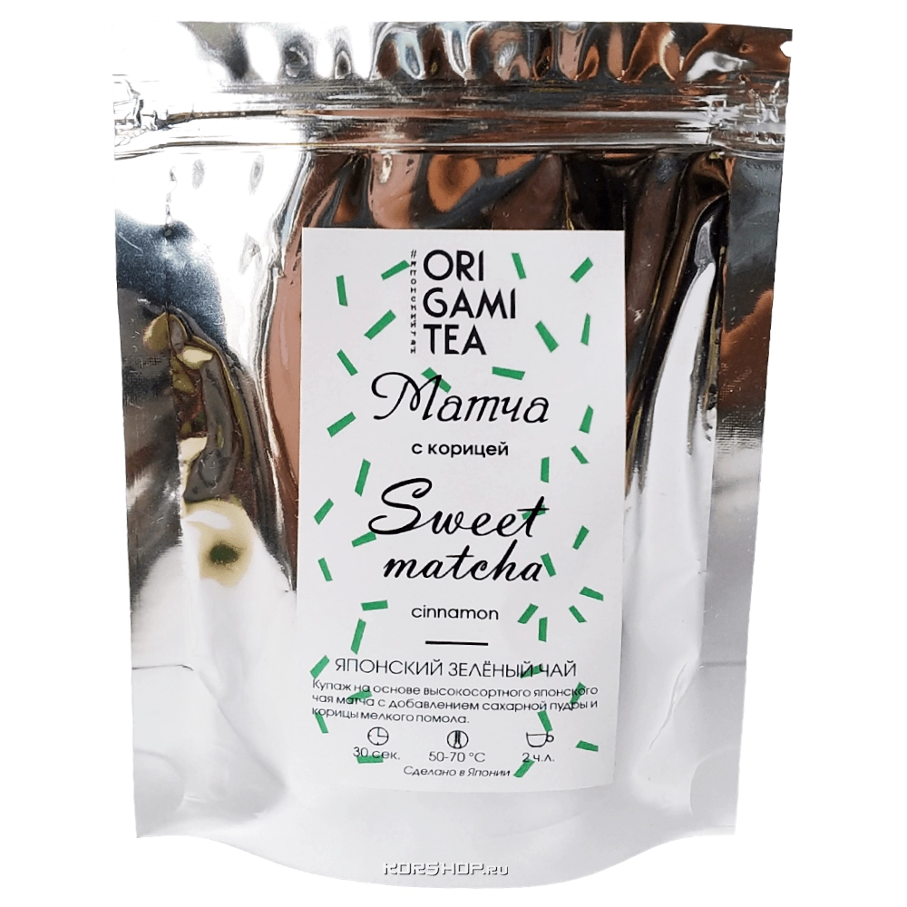 Зеленый чай Матча с корицей (TSC) Origami Tea, Япония, 50 г