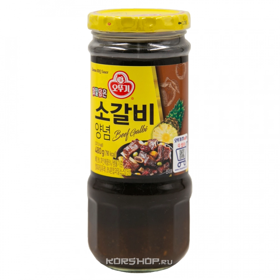 Маринад для говяжьих ребрышек кальби Оттоги (Ottogi), Корея, 480 г