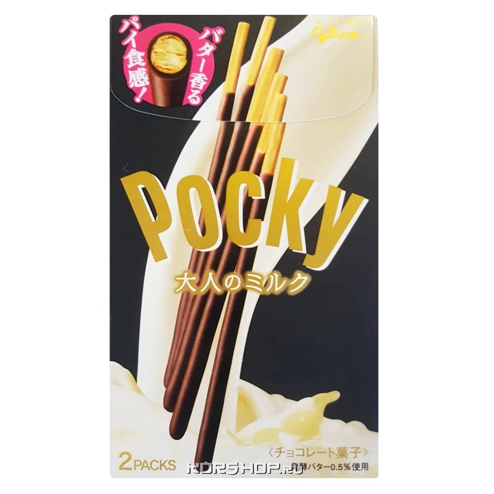 Соломка Pocky в нежном молочном шоколаде Glico, Япония, 75,4 г, Соломка Pocky в нежном молочном шоколаде Glico, Япония, 75,4 г,