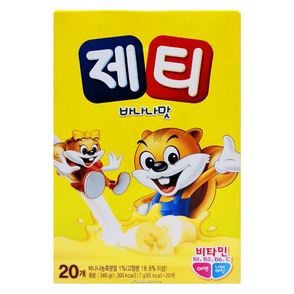 Быстрорастворимый какао порошок со вкусом банана "Джетти", Корея, 340 г Быстрорастворимый какао порошок со вкусом банана "Джетти", Корея, 340 г