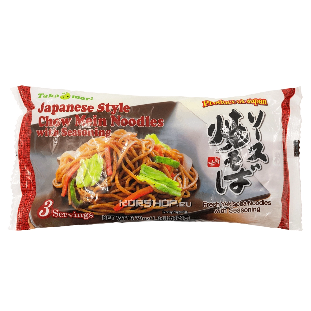 Лапша Чоу Мейн с соусом Якисоба Takamori Itsuki (3 порции), Япония, 474 г. Лапша Чоу Мейн с соусом Якисоба Takamori Itsuki (3 порции), Япония, 474 г.