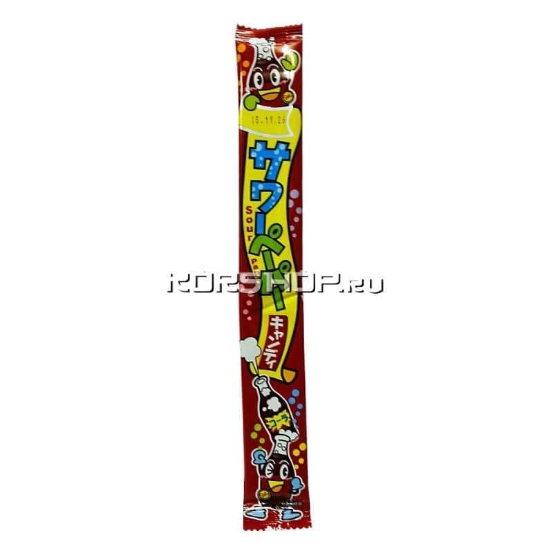 Мармеладная лента со вкусом Колы Sour Paper Candy, Япония, 15 г