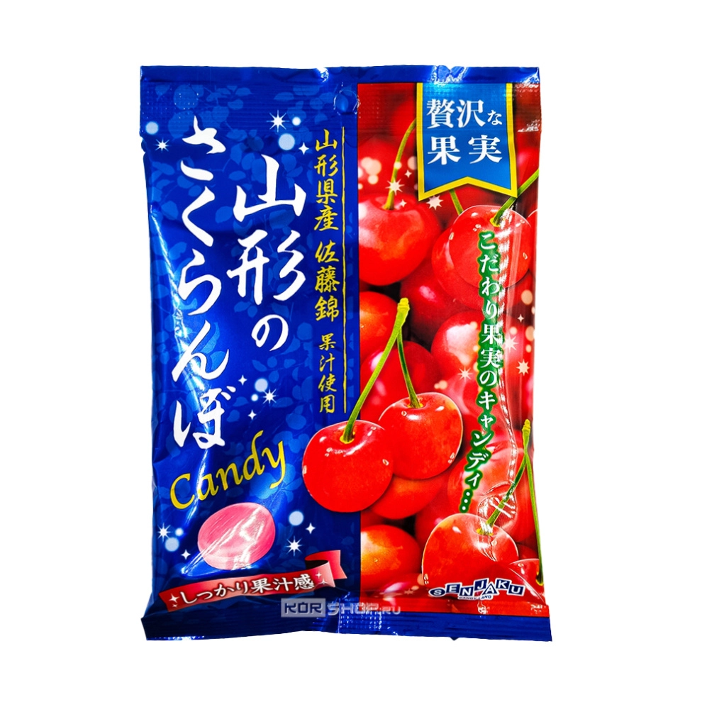Карамель со вкусом вишни Senjaku, Япония, 52 г