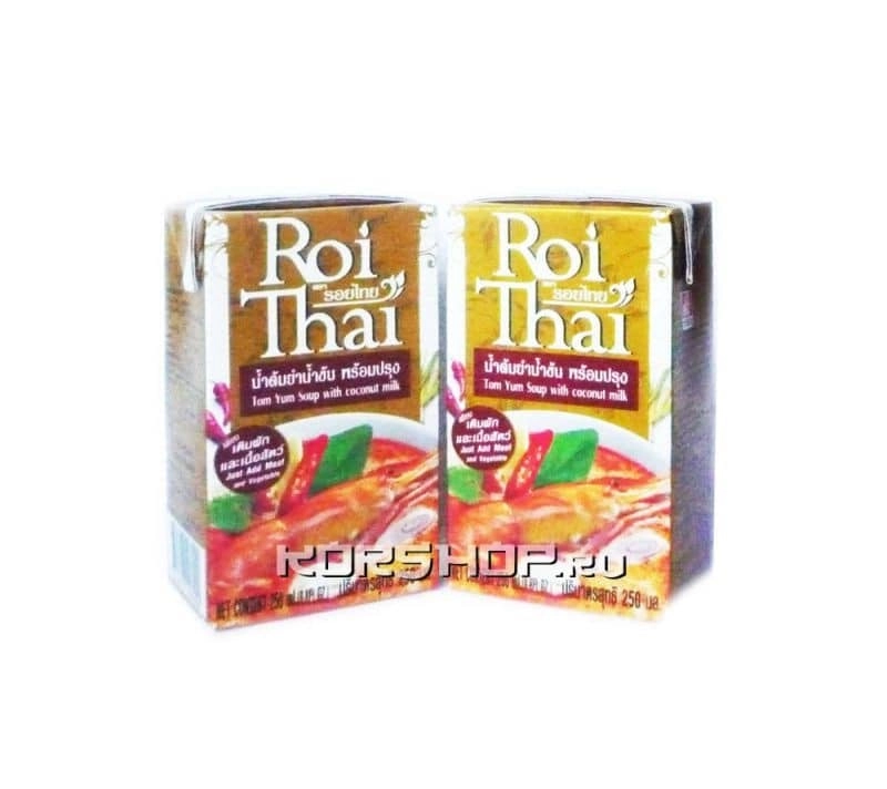Суп Том Ям с кокосовым молоком Roi Thai 250 мл
