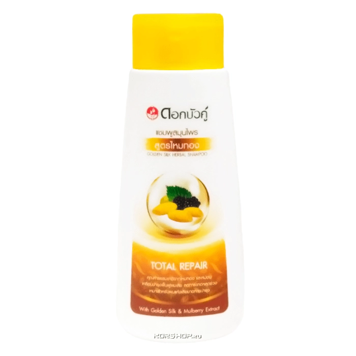 Шампунь для волос "Золотой шелк" с экстрактом шелковицы Twin Lotus, Таиланд, 130 мл Шампунь для волос "Золотой шелк" с экстрактом шелковицы Twin Lotus, Таиланд, 130 мл