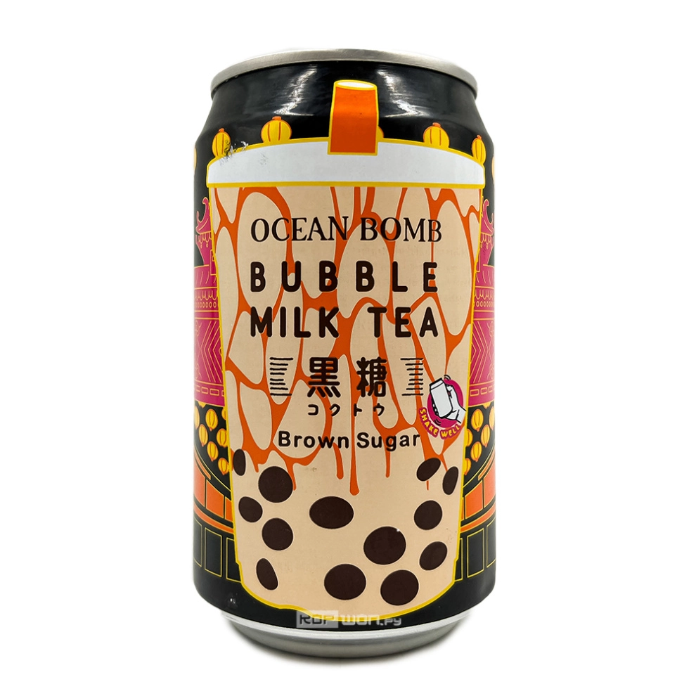 Чай молочный Баббл с коричневым сахаром Ocean Bomb, Тайвань, 315 мл Чай молочный Баббл с коричневым сахаром Ocean Bomb, Тайвань, 315 мл