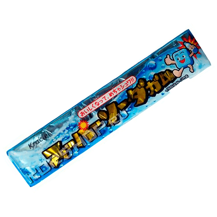 Жевательная резинка со вкусом Лимонада (Kracie Super Soda Gum), Япония 5 шт, 35 г