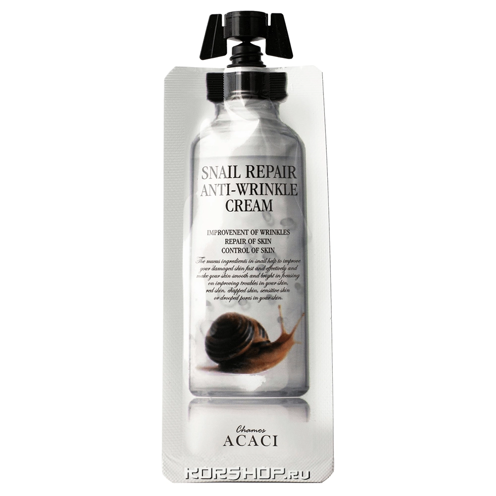 Антивозрастной крем против морщин с улиточным экстрактом Acaci, Корея, 12 г Антивозрастной крем против морщин с улиточным экстрактом Acaci, Корея, 12 г