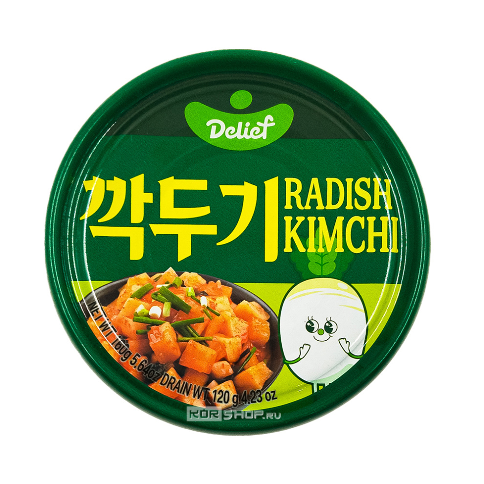 Кимчи кактуги из редьки дайкон Delief, Корея, 160 г Кимчи кактуги из редьки дайкон Delief, Корея, 160 г