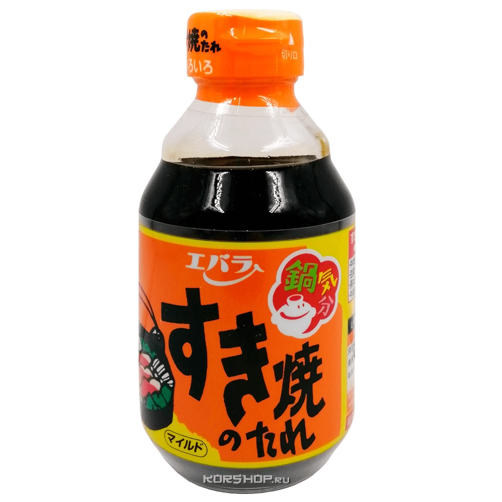 Соевый соус для жареного мяса, сукияки и мясных блюд (мягкий вкус) Ebara, Япония, 300 г Соевый соус для жареного мяса, сукияки и мясных блюд (мягкий вкус) Ebara, Япония, 300 г